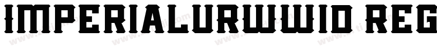 ImperialURWWid Regul字体转换